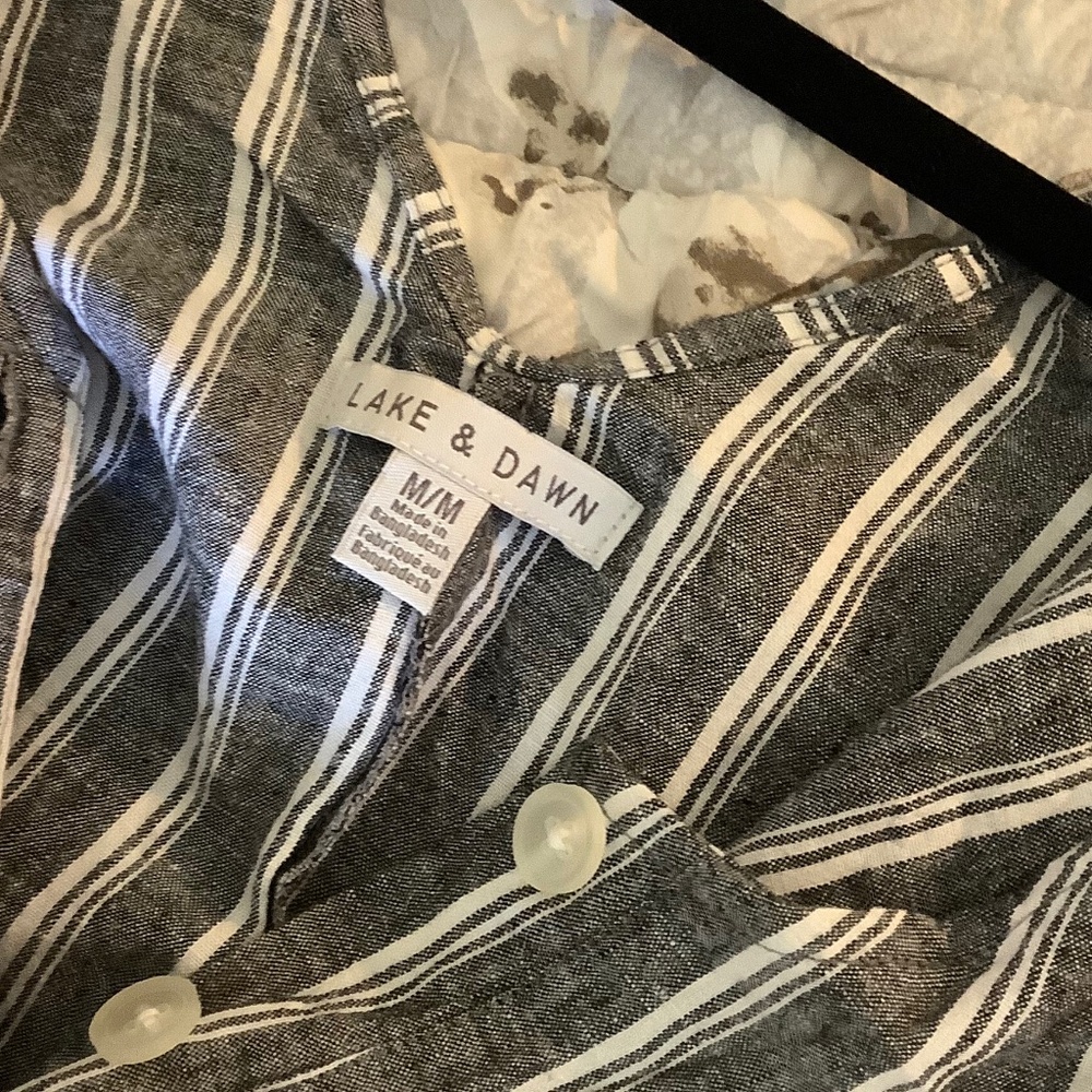 Lake & Dawn Striped Romper M - Picture 4 of 4